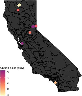 Behavioral responses to anthropogenic noise at highways vary across temporal scales